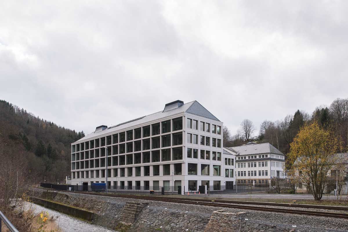 Gesamtansicht Neubau Lange & Söhne, Foto: Jessen + Vollenweider